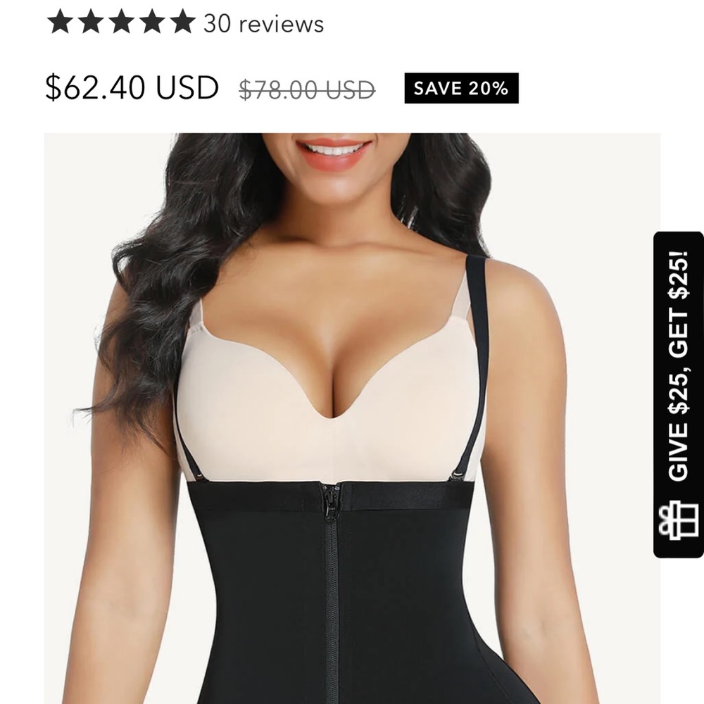 Women’s plus size shape wear